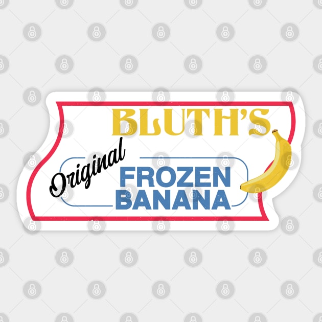 Bluth's Original Frozen Banana Sticker by BodinStreet